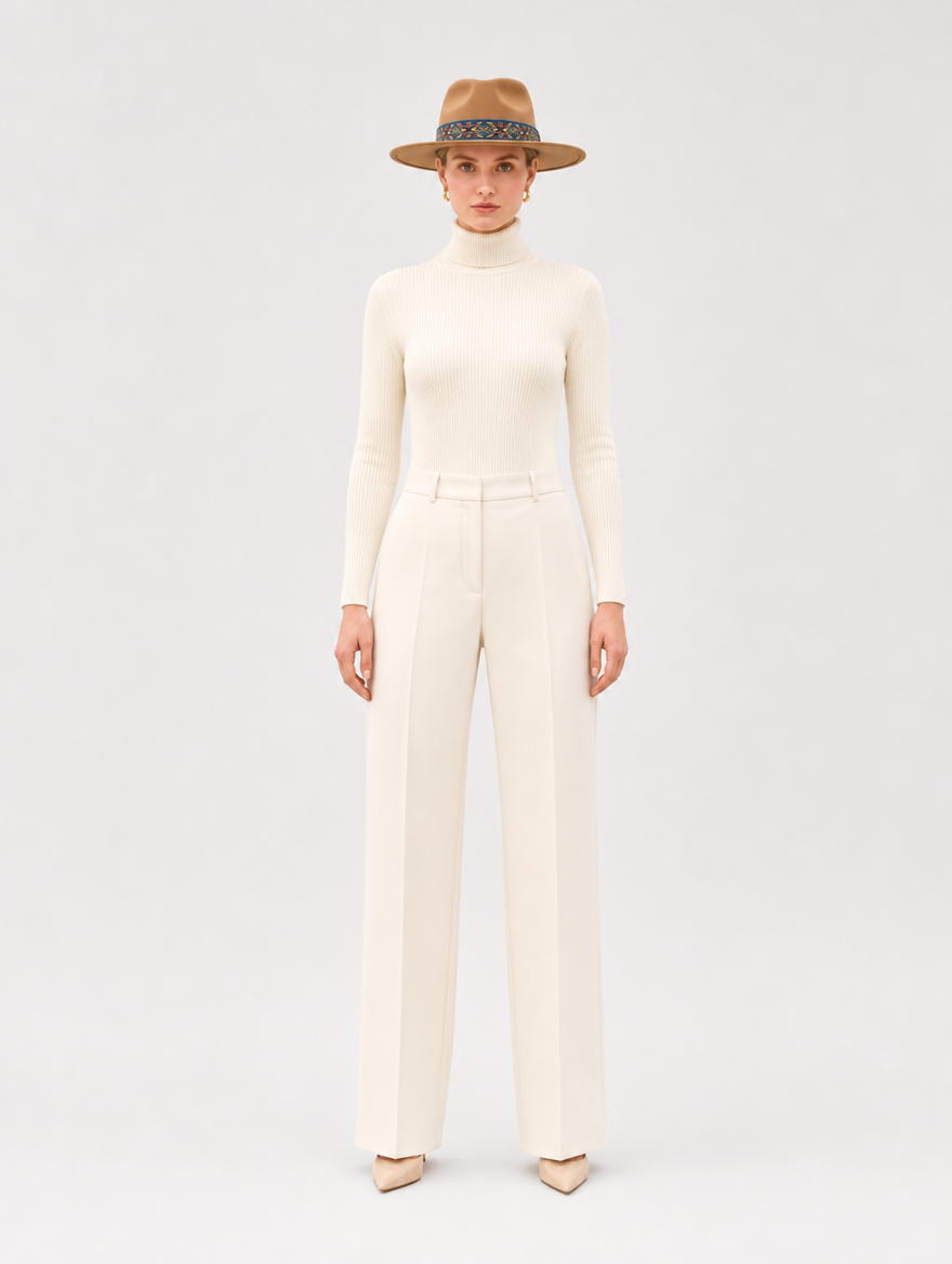 Qocha sombrero camel - frontal