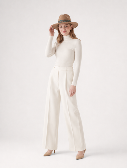 Waylla sombrero beige - tres cuartos