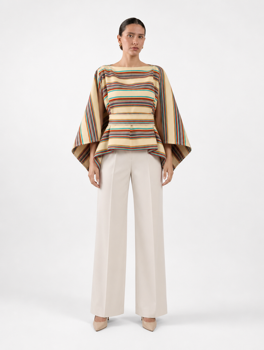 CHUMPI poncho blusa - con fajon, frontal